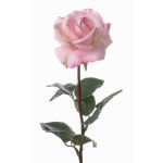 Konstgjord ros AMELIE, rosa, 70cm, Ø9cm