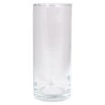Glasvas, cylindrisk, SANYA OCEAN, klar, 20cm, Ø8,5cm