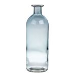 Flaskvas ARANCHA i glas, ljusblå-klar, 20,3cm, Ø7cm