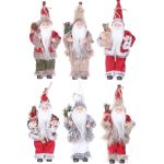 Jultomte-hängare HALDOR, 6 st, presentsäck, färgglad, 11x8x20cm