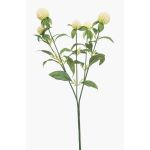 Konstgjord gren med kulamarant DREWON, krämfärgad, 65cm, Ø2-3cm