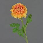 Konstblomma ranunkel GRINTEL, orange-laxrosa, 45cm, Ø9cm