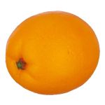 Konstgjord frukt, apelsin WIOLETTA, orange, 7,5cm, Ø7,5cm