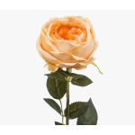 Konstblomma ros THYRI, persika, 65cm, Ø10cm
