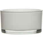 Serveringsskål VERA EARTH i glas, vit, 8cm, Ø15cm
