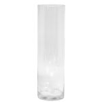 Glasvas, transparent, 35cm, Ø10cm