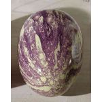 Dekorationsägg DUKI med upphängningstråd, violett, 12cm