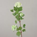 Konstgjord snöboll DJAMILA, vit-grön, 75cm, Ø4-8cm
