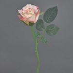 Konstgjord ros ELLI, rosa, 30cm, Ø6,5cm