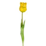 Konstblomma papegojatulpan DOVLE, gul, 45cm