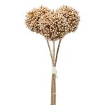 Konstgjord Allium-bukett DUNZA, guldmetallic, 26cm