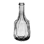 Glasflaska SEGUNDO, strukturmönster, klar, 17cm, Ø8cm