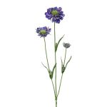 Dekorativ kvist av skabiosa ATLENTO, lila, 65cm