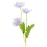 Textilblomma Bellis MORKI, ljuslila, 25cm