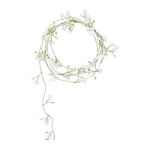 Konstblomsgirland av slöjblomma SIVON, vit, 180cm