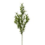 Dekorativ kvist av musbjörn SNERLO, grön, 70cm