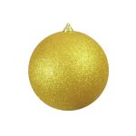 Julgranskula CANELA, glitter, guld, Ø20cm