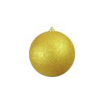Julgranskula CANELA, glitter, guld, Ø20cm