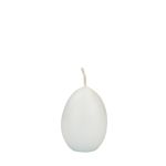 Äggljus påskljus LEONITA, vitt, 6cm, 4,5cm, 7h - Tillverkat i Tyskland