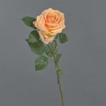 Konstgjord ros KAILIN, laxros-rosa, 65cm, Ø9cm