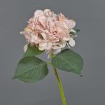 Konstgjord hortensia FUXIANG, rosa-krämfärgad, 50cm, Ø16cm