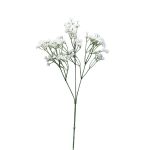 Dekorativ slöjblomma CECILIA, vit, 65cm, Ø1cm
