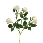 Konstblomma, rosgren SHANZHA, krämfärgad, 70cm, Ø6,5-7cm