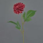 Konstgjord blomma, dahlia WANRU, mörkröd, 50cm, Ø9cm