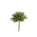Konstgjord Echeveria morani XINYA på stödpinne, grön-röd, 17cm
