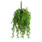 Plast Senecio-hängare RUIAN på stickpinne, grön, 25cm