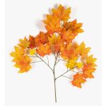 Konstgjord lönngren SILVO, orange-gul, 80cm