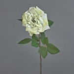 Samtrosa YUFAN, krämfärgad, 65cm, Ø15cm