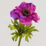 Konstblomma Anemone FRANCA, cerise, 35cm, Ø9cm