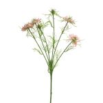Konstgjord gren med svart kummin TIANKE, rosa-krämfärgad, 65cm, Ø7-8cm