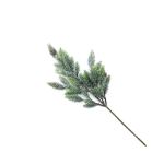 Dekorativ grangren NAGORI med kottar, frusen, 50cm