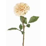 Konstgjord dahlia BREDANA, beige, 60cm, Ø11cm