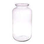 Glasvas WILLIE, återvunnen, transparent, 51cm, Ø23cm