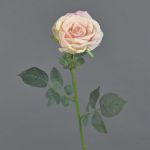 Konstgjord ros HUSA, rosa-krämfärgad, 75cm, Ø10cm