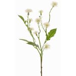 Konstgjord ängsflockblomma HOLLA, vit, 55cm, Ø3-4cm