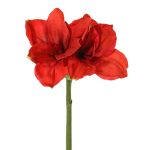 Konstgjord amaryllis NARWELA, röd, 70cm, Ø10-13cm