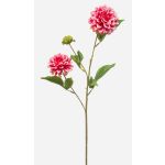 Konstgjord gren, dahlia CEVAST, rosa, 70cm, Ø7-8cm
