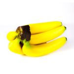 Konstgjord bananklase JEFFERY, gulgrön, 20,5x11,5cm