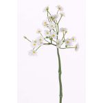 Konstgjord prästkrage BELINA, vit, 30cm, Ø1-1,5cm