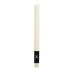 Stavljus AURORA, elfenben, 27cm, Ø2,2cm, 10h - Tillverkad i Tyskland