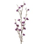 Konstgjord kärlekspärlbuske, gren LARINA med bär, violett, 70cm