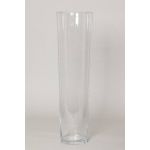 Konisk golvvase AMNA OCEAN i glas, transparent, 70cm, Ø17cm