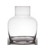 Glasvas GRACIE med bubblor, klar, 26cm, Ø22cm
