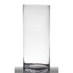 Glasvas, cylindrisk, SANSA EARTH, transparen, 60cm, Ø25cm