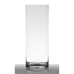 Glasvas, cylindrisk, SANYA EARTH, transparen, 40cm, Ø15cm