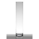 Glasvas, cylindrisk, SANYA EARTH, transparen, 40cm, Ø9cm